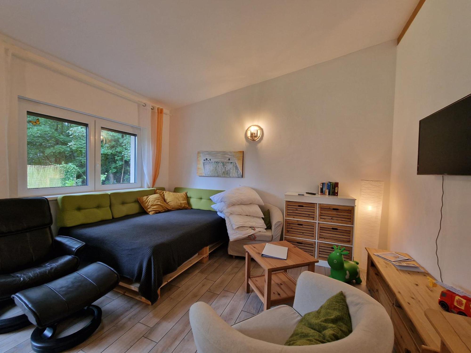 Apartment Waldblick Vom Naturhof Usedom Bannemin Esterno foto
